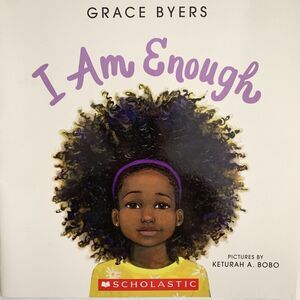 I Am Enough By‎ Grace Byers Paperback Book PREOWNED Self Esteem Confidence